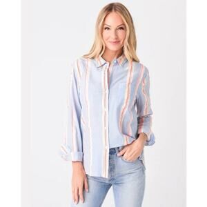 Dylan Tide Stripe shirt Size M